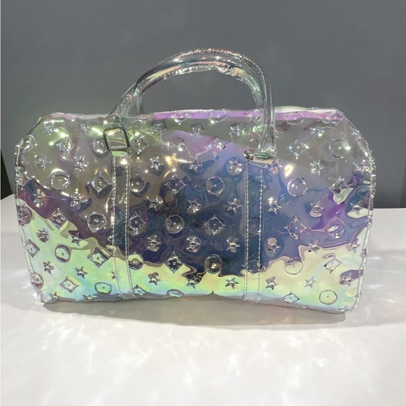Holographic PVC Satchel Tote Purse *NWOT* - Picture 1 of 9